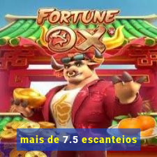 mais de 7.5 escanteios